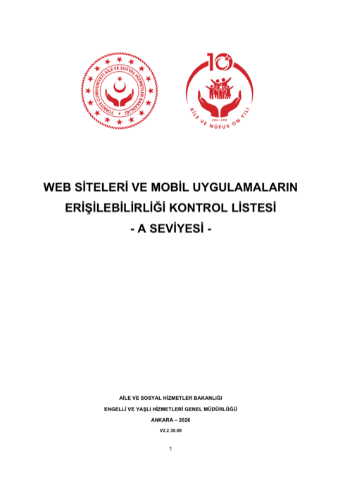 Erişilebilirlik Kontrol Listesi kapak görseli